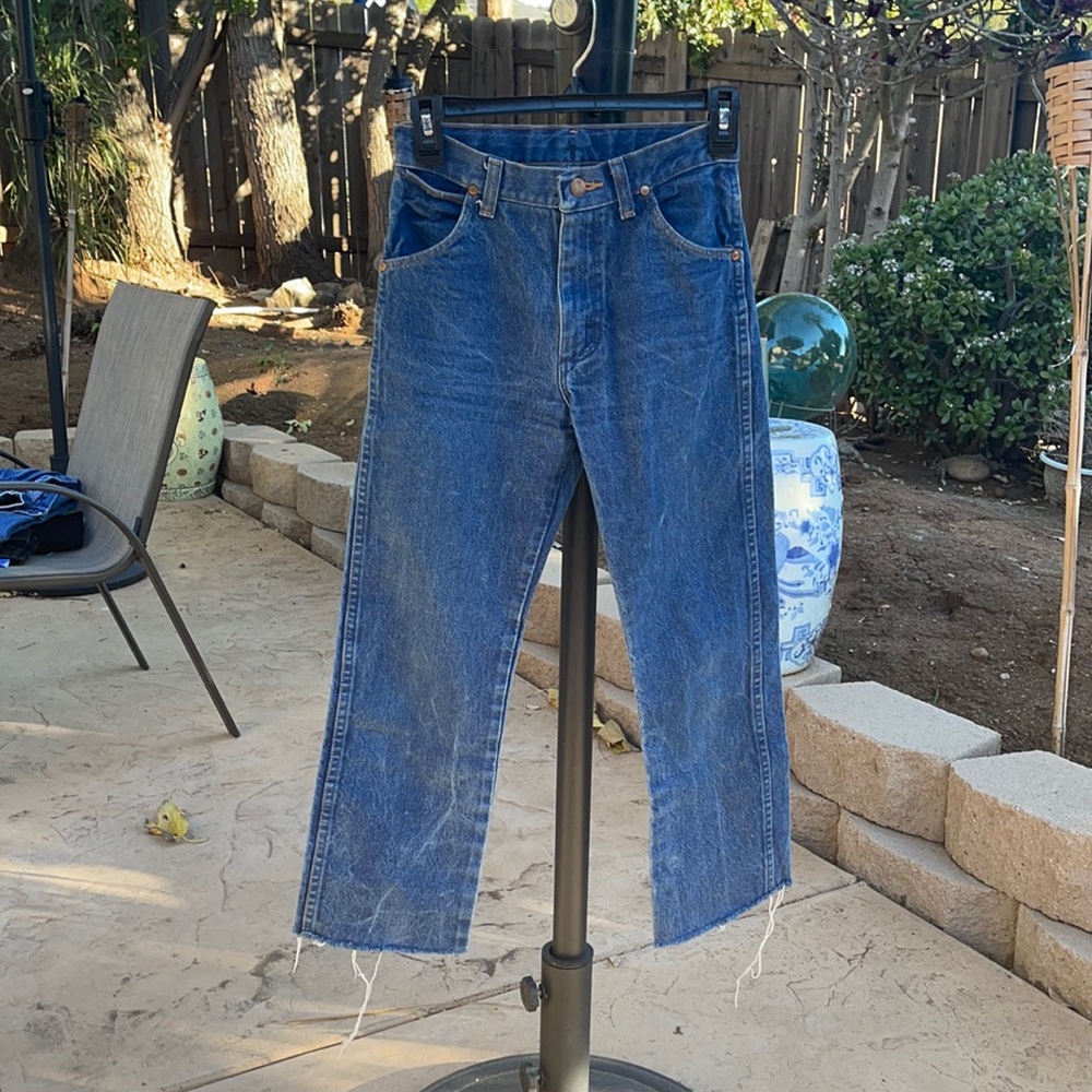 Vintage Raw Hem Wranglers